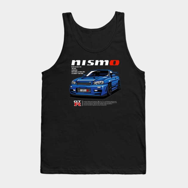 R34 Gtr Tank Top by cturs